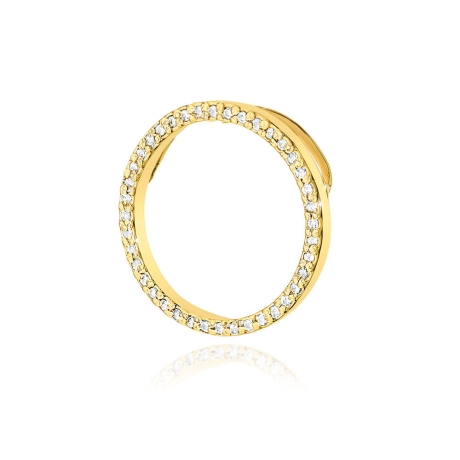 Przejdź do produktu Zawieszka z żółtego złota 585 z diamentami 0,20ct The Diamonds