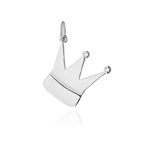 Przejdź do produktu Zawieszka z białego złota 585 z diamentami 0,01ct The Diamonds