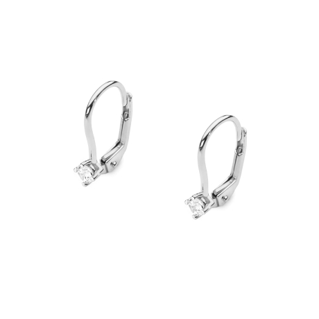 Przejdź do produktu Kolczyki z białego złota 585 z diamentami 0,20ct The Diamonds