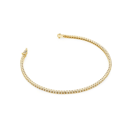 Przejdź do produktu Bransoletka z żółtego złota 585 z diamentami 0,45ct The Diamonds B39150