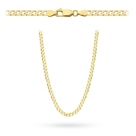 Przejdź do produktu Łańcuszek złoty - pancerka - 45cm - 3,2mm (waga: 6,55g)