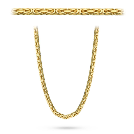 Przejdź do produktu Łańcuszek złoty - królewski - 50cm - 2,5mm (waga: 10,12g) 