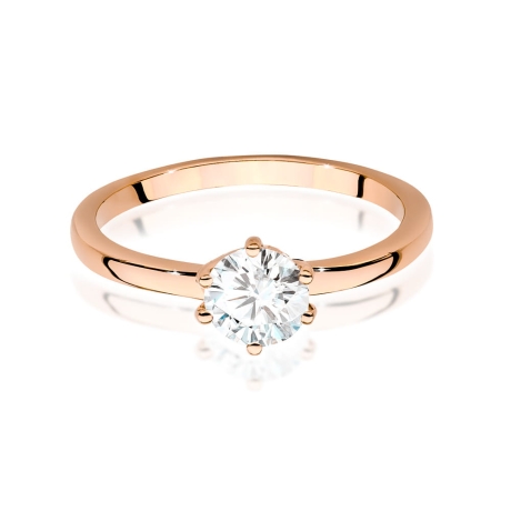 Przejdź do produktu Pierścionek zaręczynowy z różowego złota z diamentem 0,70ct Fire Of Love