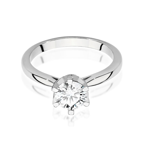 Przejdź do produktu Pierścionek zaręczynowy z białego złota z diamentami 1,06ct Fire Of Love