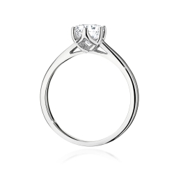 Pierścionek zaręczynowy z białego złota z diamentem 0,70ct Fire Of Love
