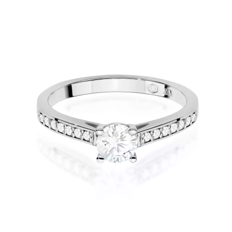 Przejdź do produktu Pierścionek BW0052 Diament Laboratoryjny 0,50ct białe złoto 
