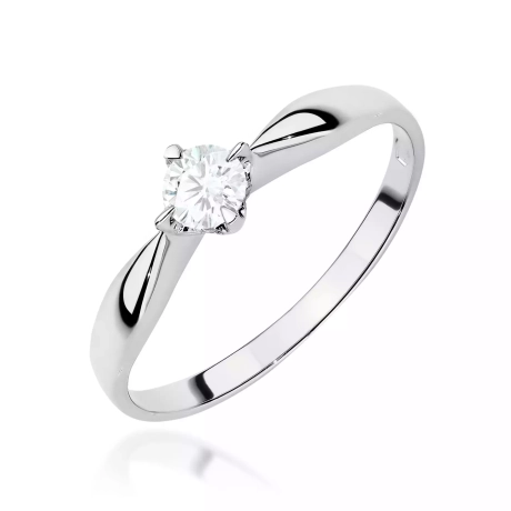 Przejdź do produktu Pierścionek BW0171 Diament Laboratoryjny 0,15ct białe złoto
