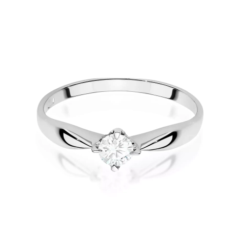 Przejdź do produktu Pierścionek BW0171 Diament Laboratoryjny 0,15ct białe złoto