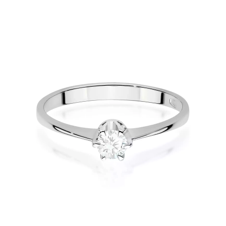 Przejdź do produktu Pierścionek BW0220 Diament Laboratoryjny 0,20ct białe złoto