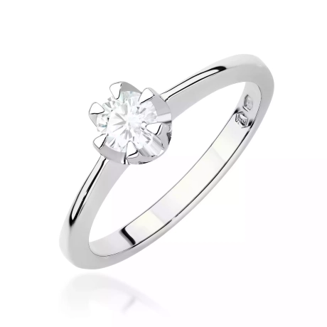Przejdź do produktu Pierścionek BW0220 Diament Laboratoryjny 0,40ct białe złoto 