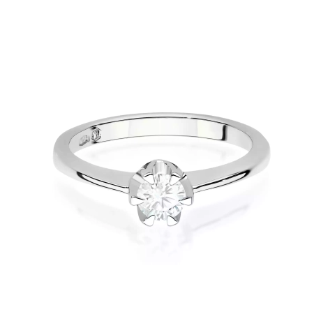 Przejdź do produktu Pierścionek BW0220 Diament Laboratoryjny 0,40ct białe złoto 