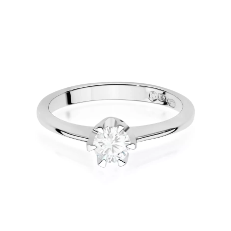 Przejdź do produktu Pierścionek BW0220 Diament Laboratoryjny 0,50ct białe złoto