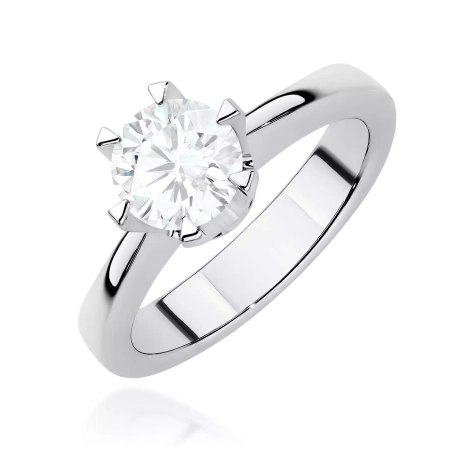 Przejdź do produktu Pierścionek BW0220 Diament Laboratoryjny 1,00ct białe złoto