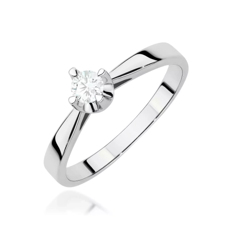 Przejdź do produktu Pierścionek BW0293 Diament Laboratoryjny 0,20ct białe złoto
