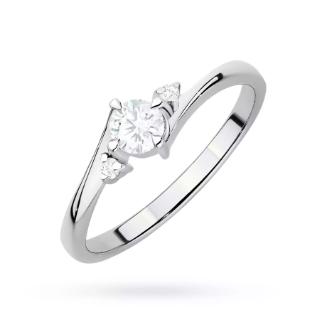 Przejdź do produktu Pierścionek BW0346 Diament Laboratoryjny 0,25ct białe złoto