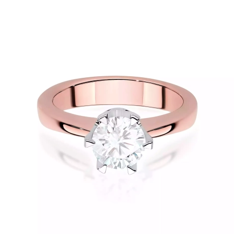 Przejdź do produktu Pierścionek BW0220 Diament Laboratoryjny 1,00ct różowe złoto