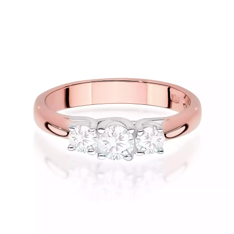 Przejdź do produktu Pierścionek BW0344 Diament Laboratoryjny 0,25ct różowe złoto 