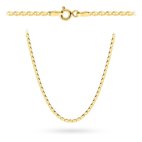 Przejdź do produktu Łańcuszek złoty pr. 585 - splot gucci 60cm (Gramatura: 2.47)