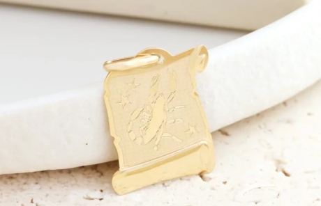 Przejdź do produktu Zawieszka znak zodiaku skorpion na papirusie (Gramatura: 0.47)