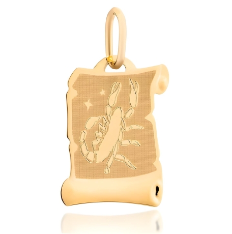 Przejdź do produktu Zawieszka znak zodiaku skorpion na papirusie (Gramatura: 0.47)