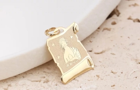 Przejdź do produktu Zawieszka znak zodiaku panna na papirusie (Gramatura: 0.44) 