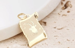 Zawieszka znak zodiaku koziorożec na papirusie-585