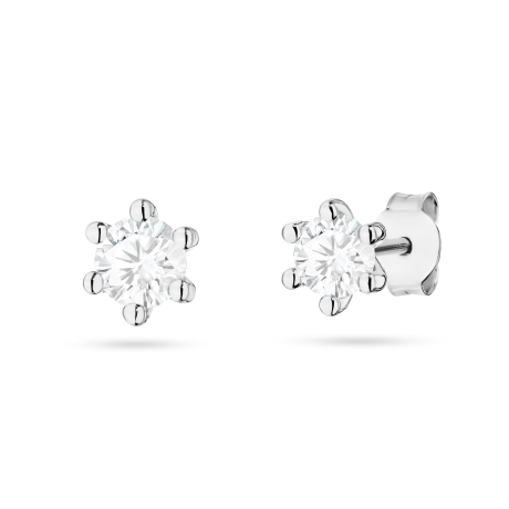 Przejdź do produktu Kolczyki BK0222 Diament Laboratoryjny 2 x 0,30ct białe złoto