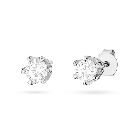 Przejdź do produktu Kolczyki BK0220 Diament Laboratoryjny 2 x 0,30ct białe złoto