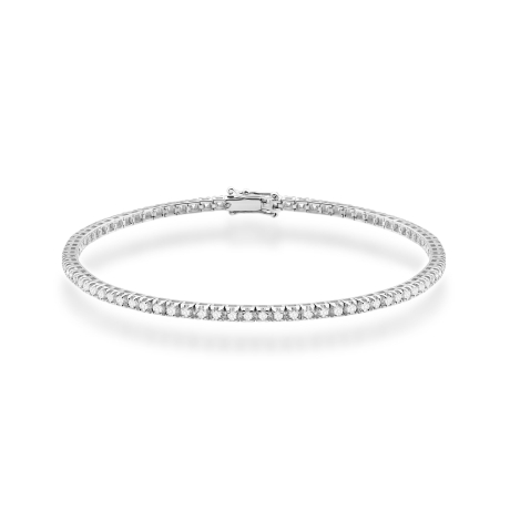 Przejdź do produktu Bransoletka BR0031 z diamentami laboratoryjnymi białe złoto