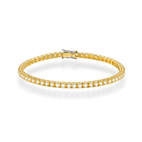 Przejdź do produktu Bransoletka BR0031 z diamentami laboratoryjnymi żółte złoto