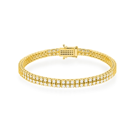Przejdź do produktu Bransoletka BR0034 z diamentami laboratoryjnymi żółte złoto