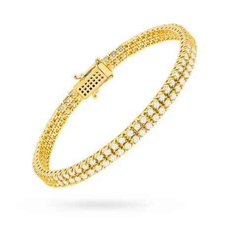 Przejdź do produktu Bransoletka BR0034 z diamentami laboratoryjnymi żółte złoto