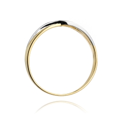 Pierścionek zaręczynowy z żółtego złota z diamentem 0,05ct Fire Of Love BW-156-0,05ct