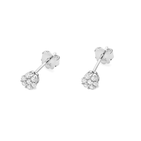 Przejdź do produktu Kolczyki z białego złota 585 z diamentami 0,20ct The Diamonds 