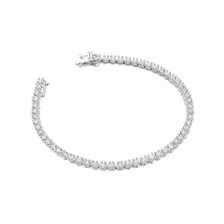 Przejdź do produktu Bransoletka z białego złota 585 z diamentami 2,16ct The Diamonds B32948
