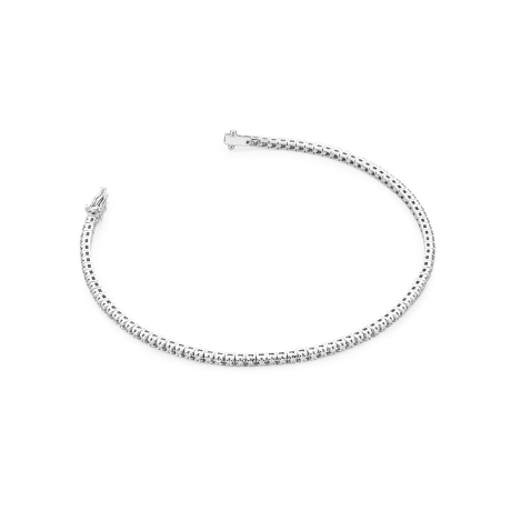 Przejdź do produktu Bransoletka z białego złota 585 z diamentami 0,45ct The Diamonds B39150