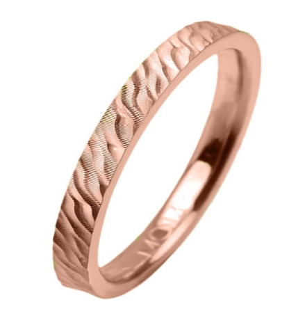 Przejdź do produktu Obrączka modułowa z różowego złota płaska 2mm Modular