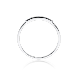 Pierścionek zaręczynowy z białego złota z diamentami 0,05ct Fire Of Love BW-509-b