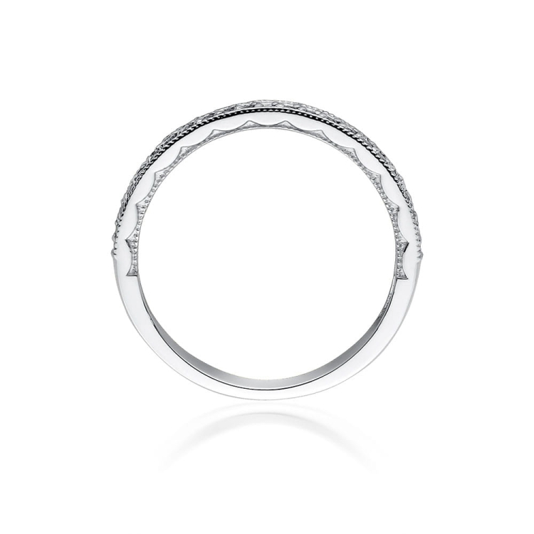 Pierścionek zaręczynowy z białego złota z diamentami 0,10ct Fire Of Love BW-521-b