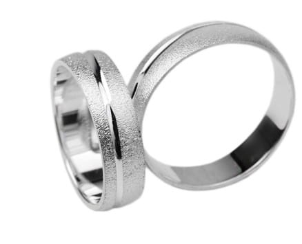 Przejdź do produktu Srebrne obrączki ślubne półokrągłe 6mm Silvery 