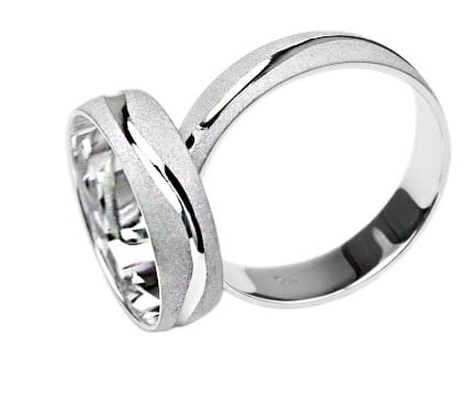 Przejdź do produktu Srebrne obrączki ślubne półokrągłe 6mm Silvery