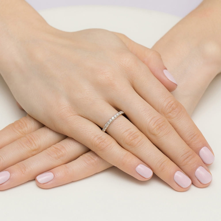 Pierścionek zaręczynowy z żółtego złota z diamentami 0,34ct Fire Of Love BW-532