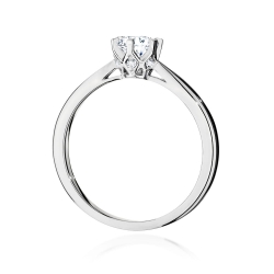 Pierścionek zaręczynowy z białego złota z diamentami 0,56ct Fire Of Love BW-539-0,56ct-b